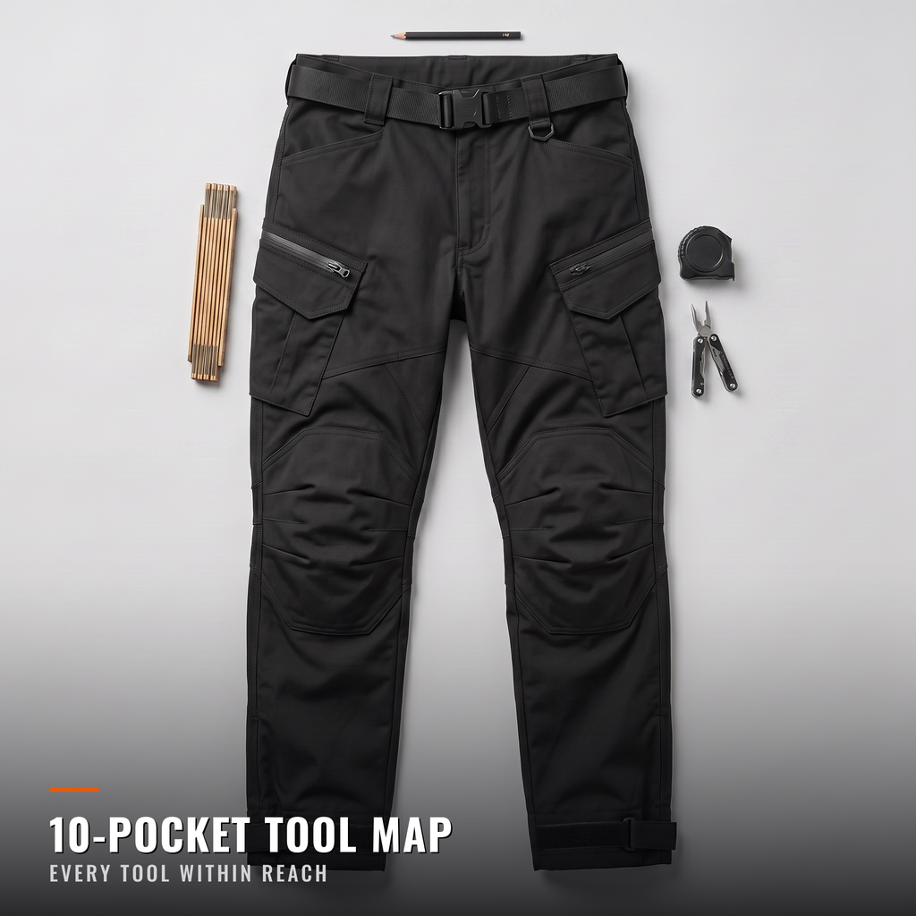 10-pocket cargo tool map