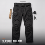 10-pocket cargo tool map