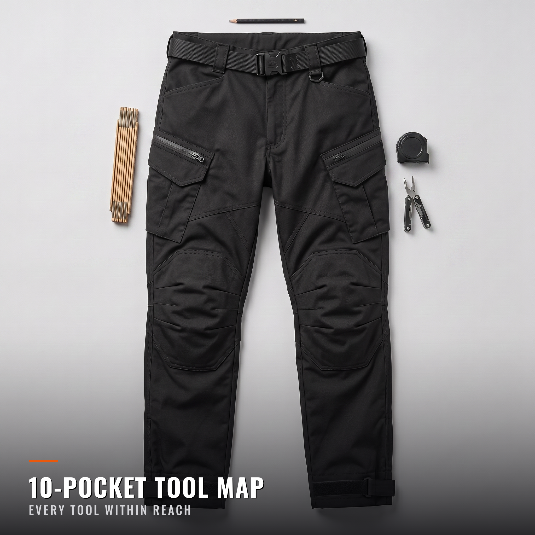 10-pocket cargo tool map