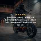 5-star review - looks like normal cargos, no one can tell
