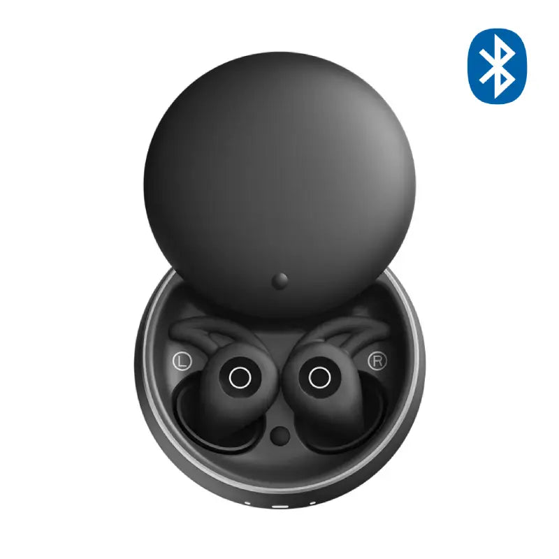Bastion Bluetooth Moto Earbuds — pair studio shot