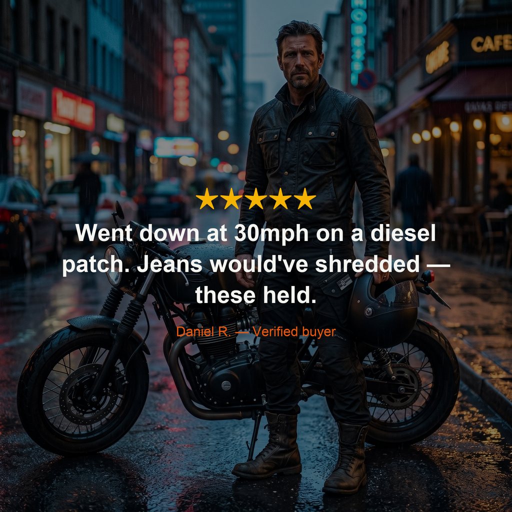 5-star review - went down on diesel, the pants held
