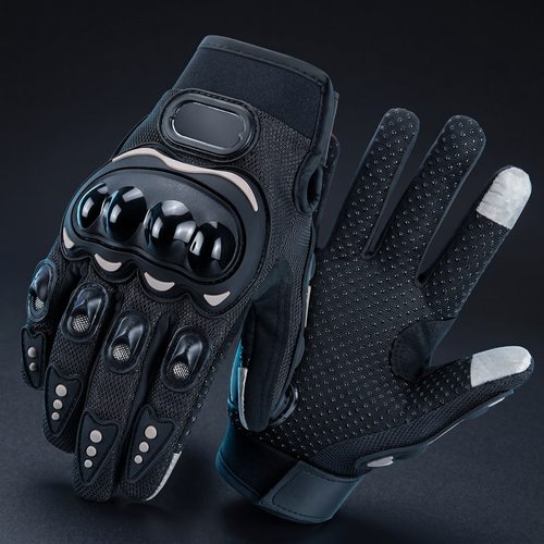 Bastion moto gloves - black