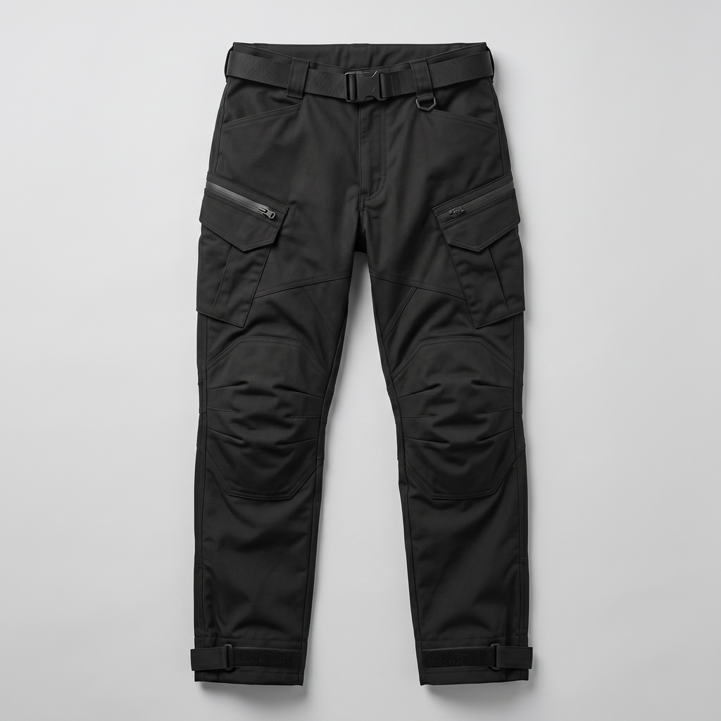 Bastion work trousers flat-lay with reinforced knees